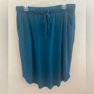 Drawstring cotton skirt